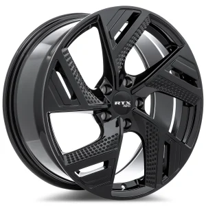 RTX Wheels – RS09 – Black – 17″x7.5″ 40mm – All weather Wheels – 083223